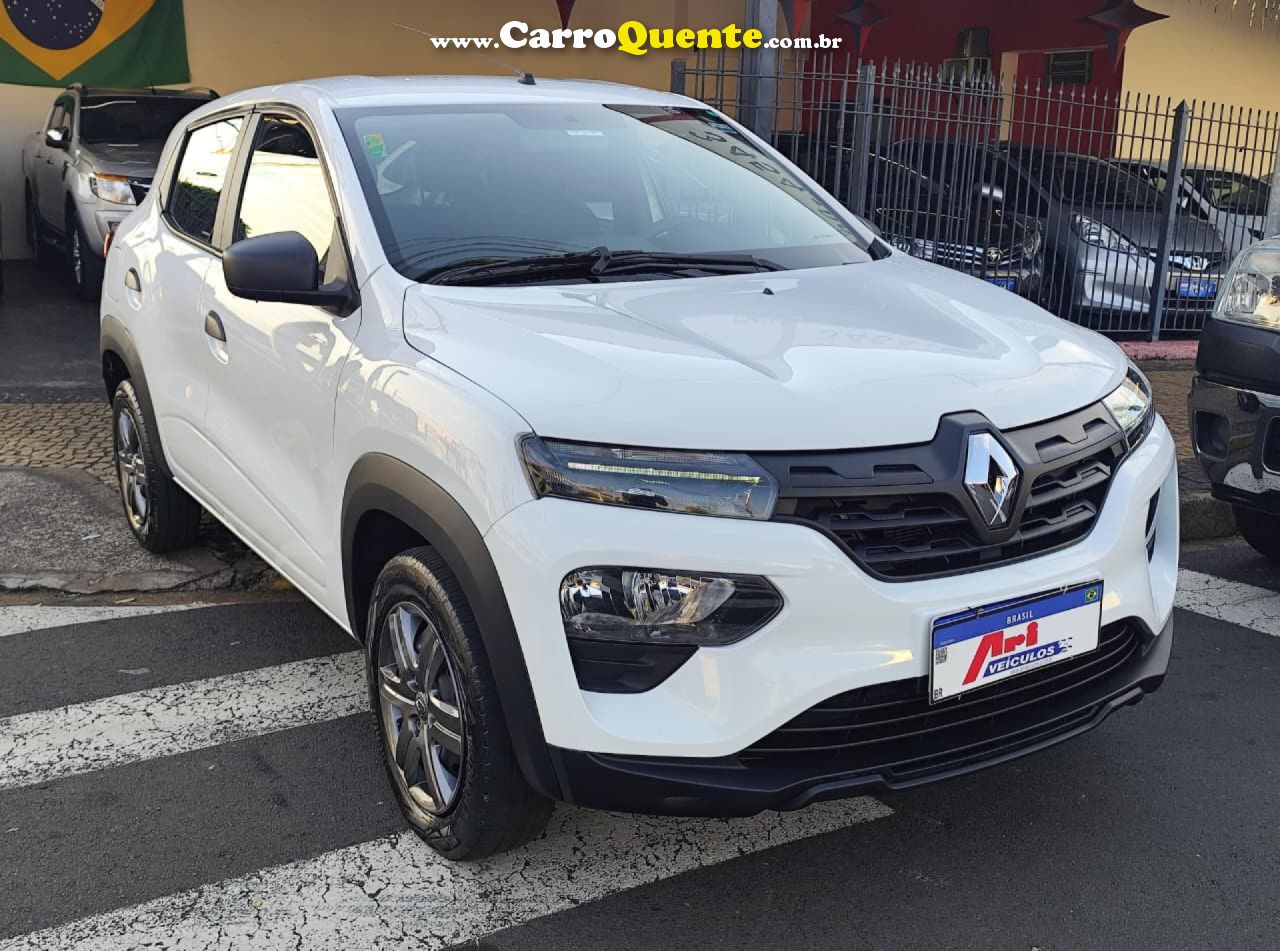 RENAULT   KWID ZEN 1.0 FLEX 12V 5P MEC.   BRANCO 2024 1.0 FLEX - Loja