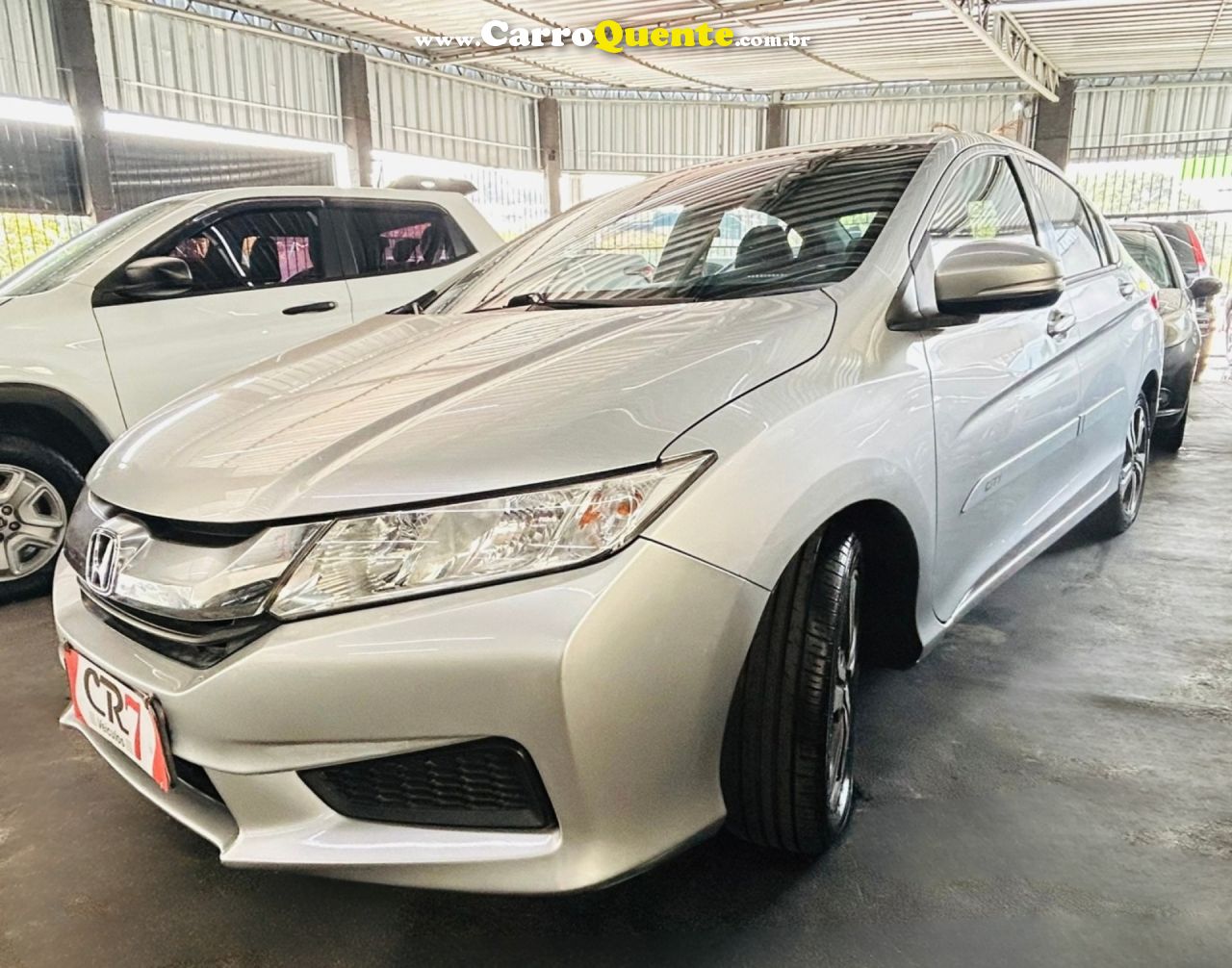 HONDA   CITY SEDAN LX 1.5 FLEX 16V 4P AUT.   PRATA 2016 1.5 FLEX - Loja