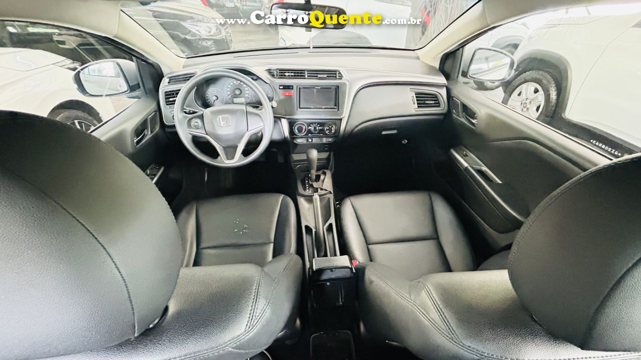 HONDA   CITY SEDAN LX 1.5 FLEX 16V 4P AUT.   PRATA 2016 1.5 FLEX - Loja