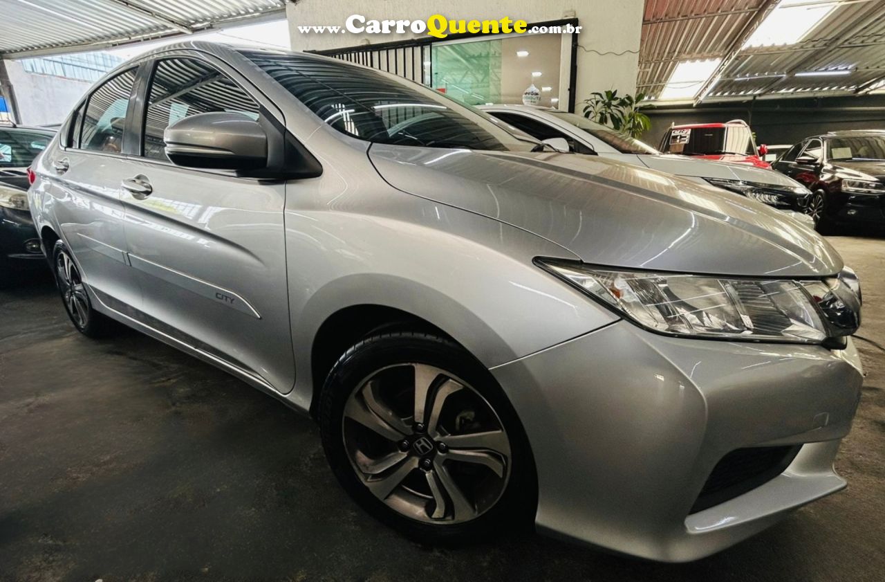 HONDA   CITY SEDAN LX 1.5 FLEX 16V 4P AUT.   PRATA 2016 1.5 FLEX - Loja