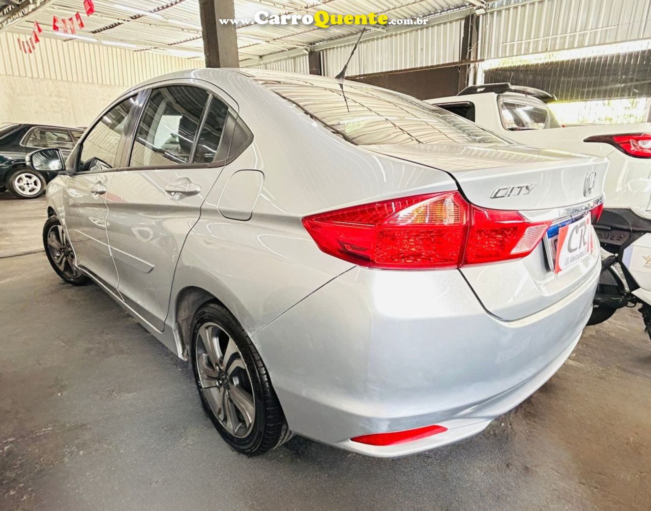 HONDA   CITY SEDAN LX 1.5 FLEX 16V 4P AUT.   PRATA 2016 1.5 FLEX - Loja