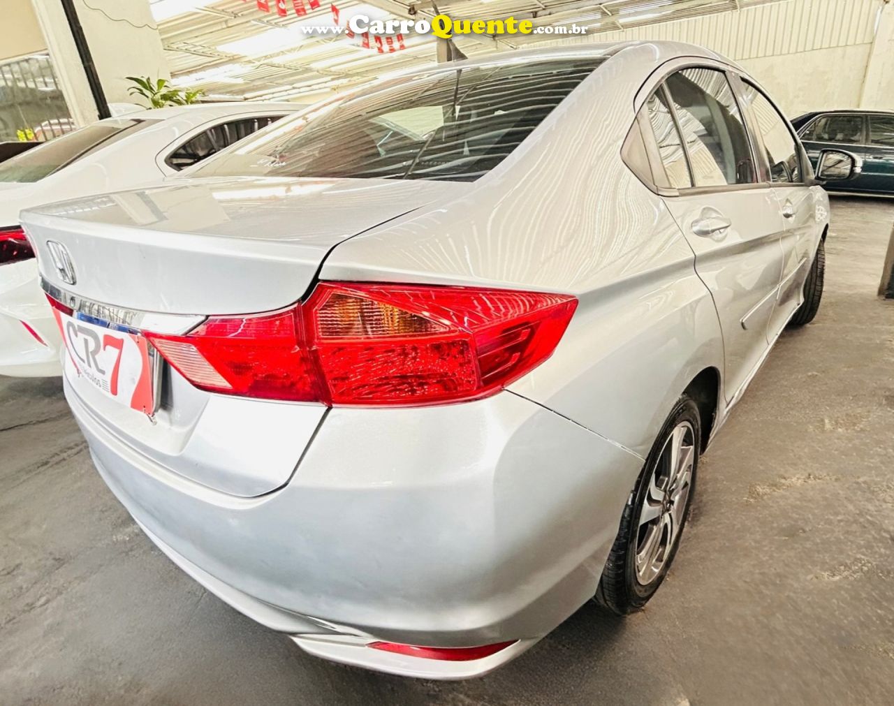 HONDA   CITY SEDAN LX 1.5 FLEX 16V 4P AUT.   PRATA 2016 1.5 FLEX - Loja