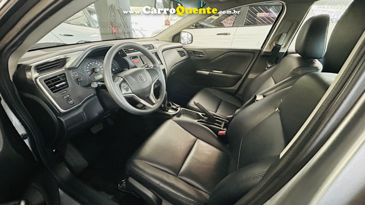 HONDA   CITY SEDAN LX 1.5 FLEX 16V 4P AUT.   PRATA 2016 1.5 FLEX - Loja