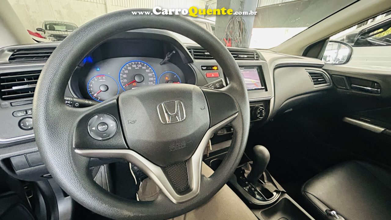 HONDA   CITY SEDAN LX 1.5 FLEX 16V 4P AUT.   PRATA 2016 1.5 FLEX - Loja