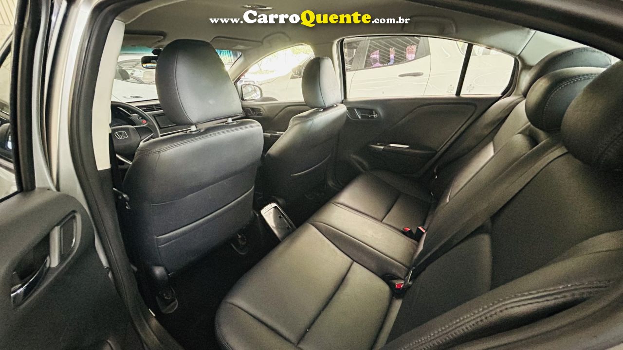 HONDA   CITY SEDAN LX 1.5 FLEX 16V 4P AUT.   PRATA 2016 1.5 FLEX - Loja