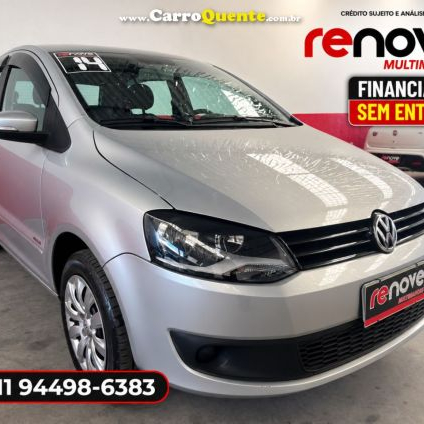 VOLKSWAGEN   FOX 1.6 MI TOTAL FLEX 8V 5P   PRATA 2014 1.6 FLEX