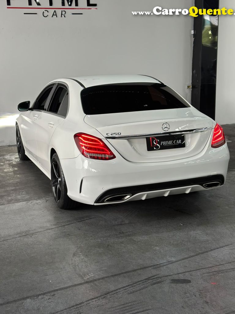 MERCEDES-BENZ   C-250 SPORT 2.0 16V 211CV AUT.   BRANCO 2016 2.0 GASOLINA - Loja