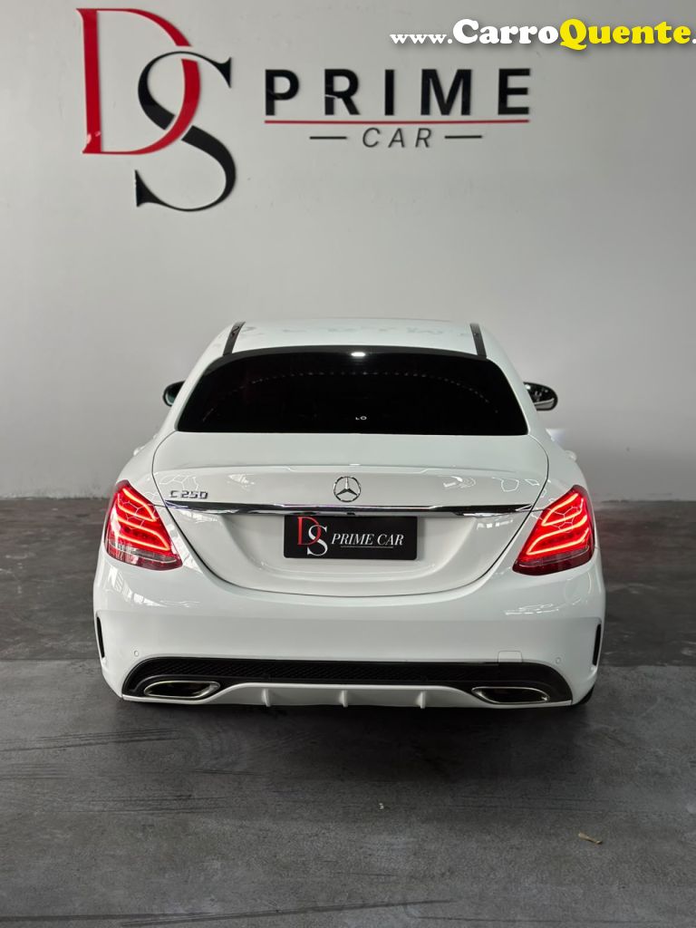 MERCEDES-BENZ   C-250 SPORT 2.0 16V 211CV AUT.   BRANCO 2016 2.0 GASOLINA - Loja