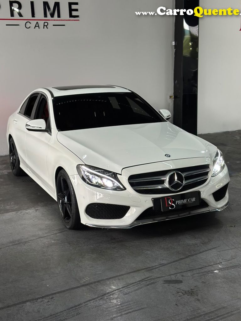 MERCEDES-BENZ   C-250 SPORT 2.0 16V 211CV AUT.   BRANCO 2016 2.0 GASOLINA - Loja
