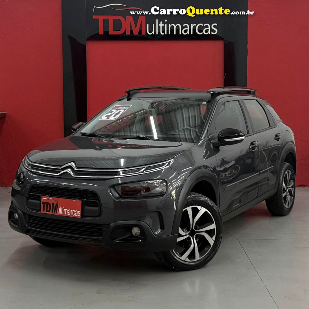 CITROËN   C4 CACTUS FEEL PACK 1.6 16V FLEX AUT.   CINZA 2020 1.6 FLEX - Loja