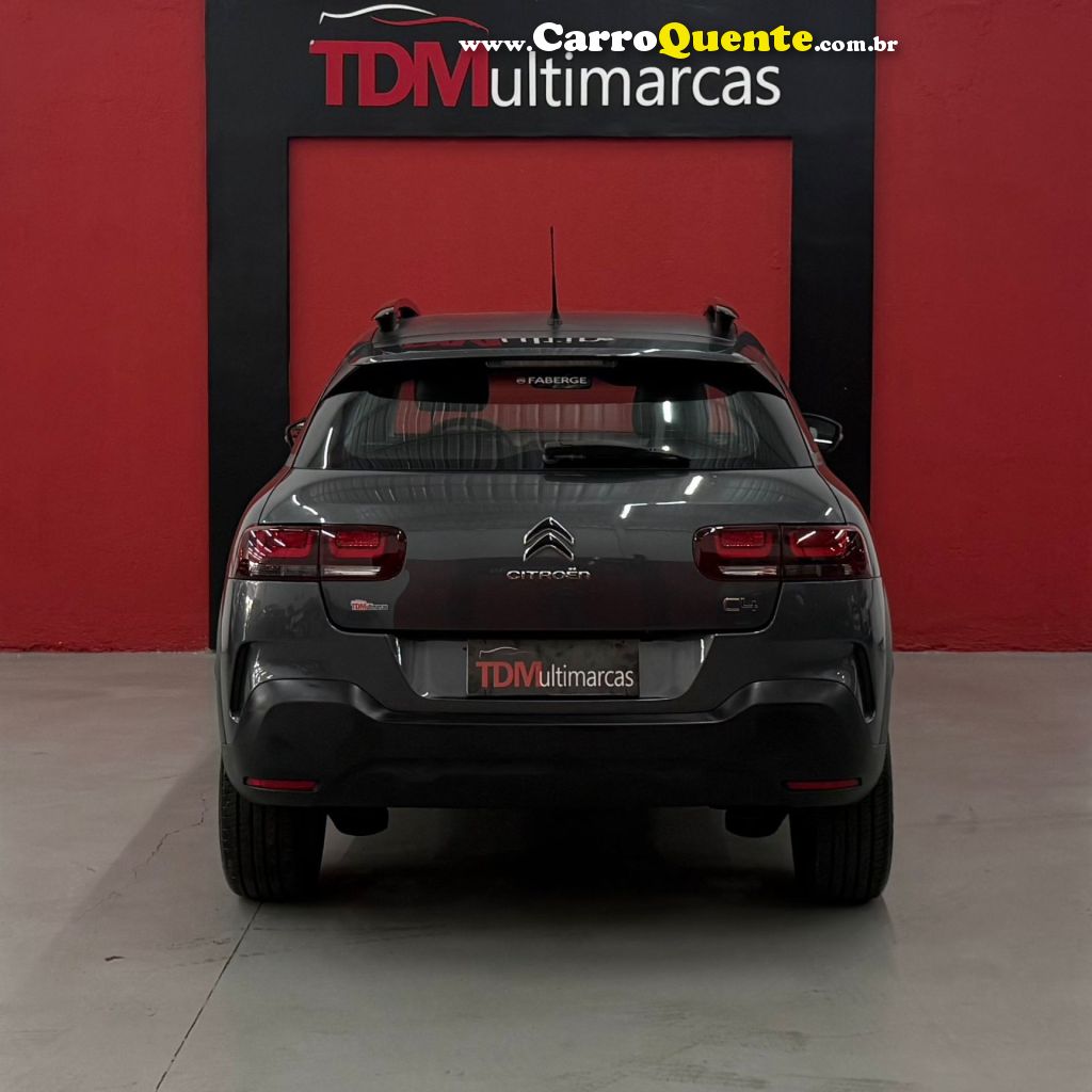 CITROËN   C4 CACTUS FEEL PACK 1.6 16V FLEX AUT.   CINZA 2020 1.6 FLEX - Loja