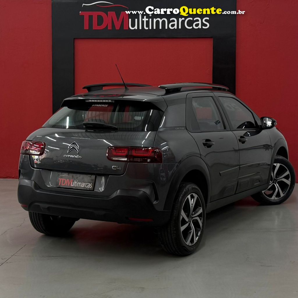 CITROËN   C4 CACTUS FEEL PACK 1.6 16V FLEX AUT.   CINZA 2020 1.6 FLEX - Loja