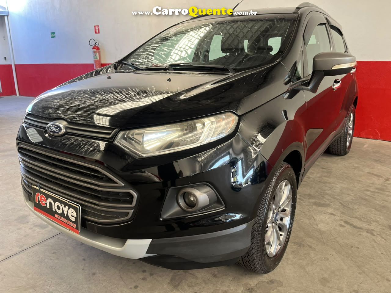 FORD   ECOSPORT FREESTYLE 1.6 16V FLEX 5P   PRETO 2014 1.6 FLEX - Loja