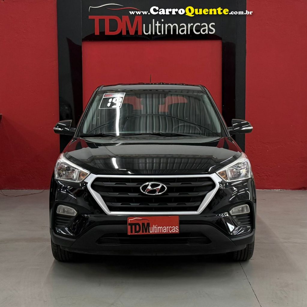 HYUNDAI   CRETA ATTITUDE 1.6 16V FLEX AUT.   PRETO 2019 1.6 FLEX - Loja