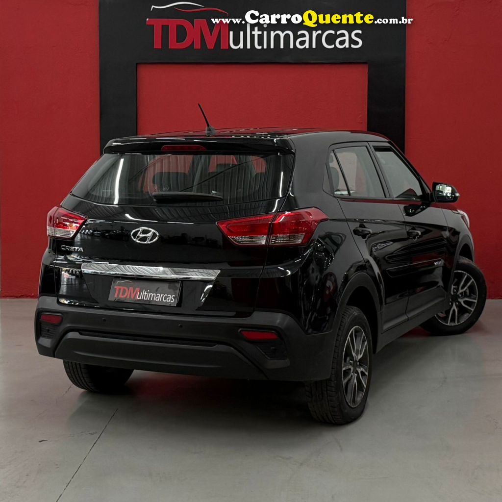 HYUNDAI   CRETA ATTITUDE 1.6 16V FLEX AUT.   PRETO 2019 1.6 FLEX - Loja