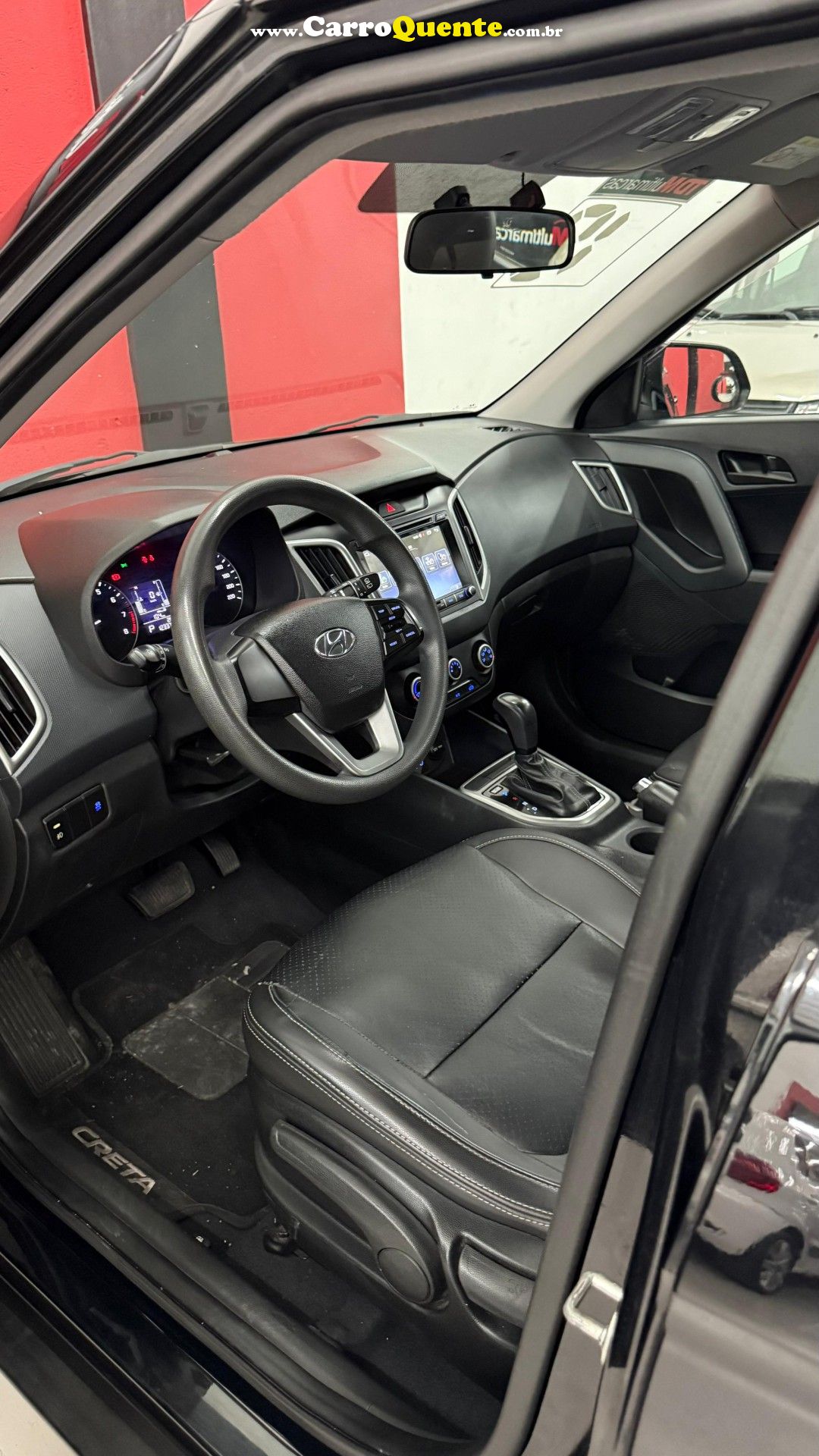 HYUNDAI   CRETA ATTITUDE 1.6 16V FLEX AUT.   PRETO 2019 1.6 FLEX - Loja
