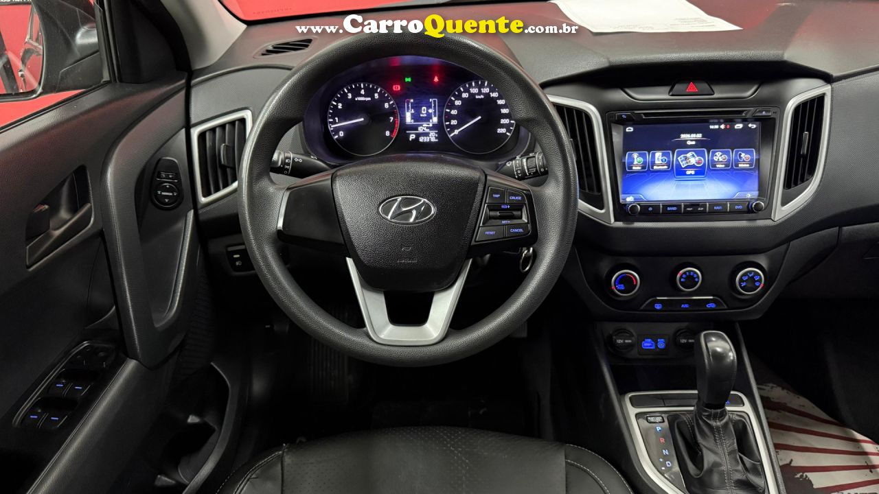 HYUNDAI   CRETA ATTITUDE 1.6 16V FLEX AUT.   PRETO 2019 1.6 FLEX - Loja