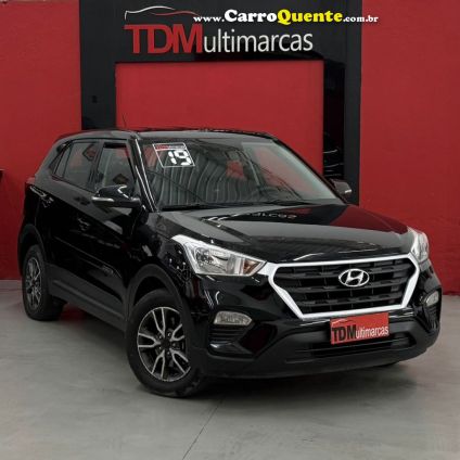 HYUNDAI   CRETA ATTITUDE 1.6 16V FLEX AUT.   PRETO 2019 1.6 FLEX