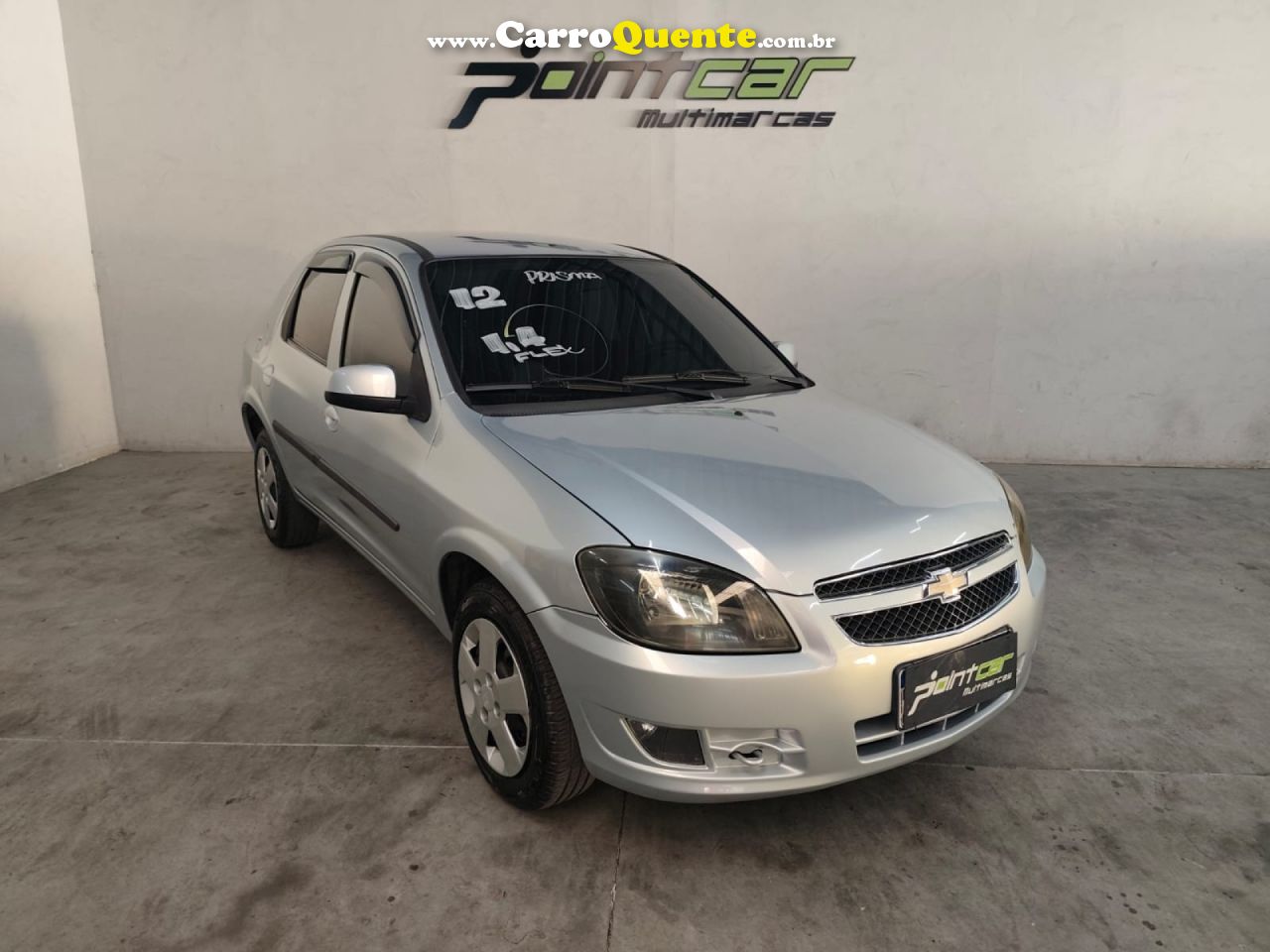 CHEVROLET   PRISMA  SED. MAXX LT 1.4 8V ECONOF. 4P   PRATA 2012 1.4 FLEX - Loja