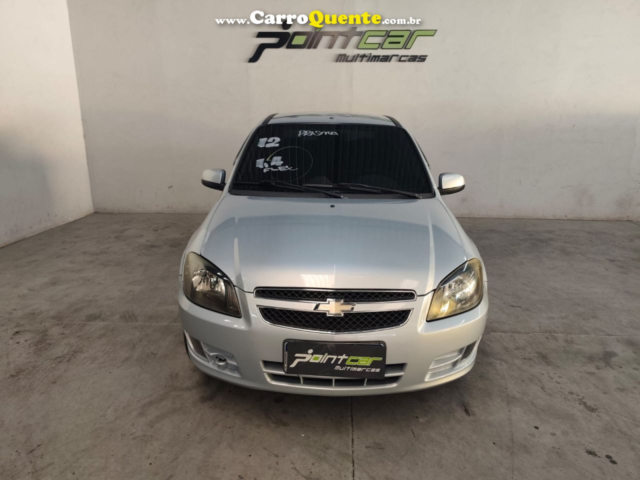 CHEVROLET   PRISMA  SED. MAXX LT 1.4 8V ECONOF. 4P   PRATA 2012 1.4 FLEX - Loja