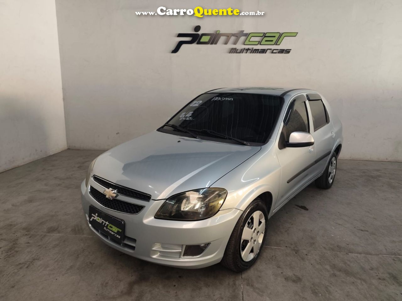 CHEVROLET   PRISMA  SED. MAXX LT 1.4 8V ECONOF. 4P   PRATA 2012 1.4 FLEX - Loja