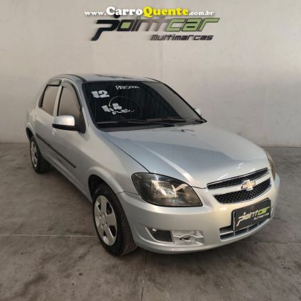 CHEVROLET   PRISMA  SED. MAXX LT 1.4 8V ECONOF. 4P   PRATA 2012 1.4 FLEX