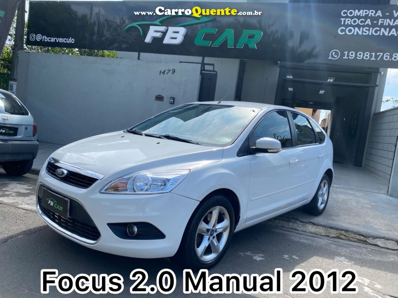 FORD   FOCUS 2.0 16V 2.0 16V FLEX 5P   BRANCO 2012 2.0 FLEX - Loja