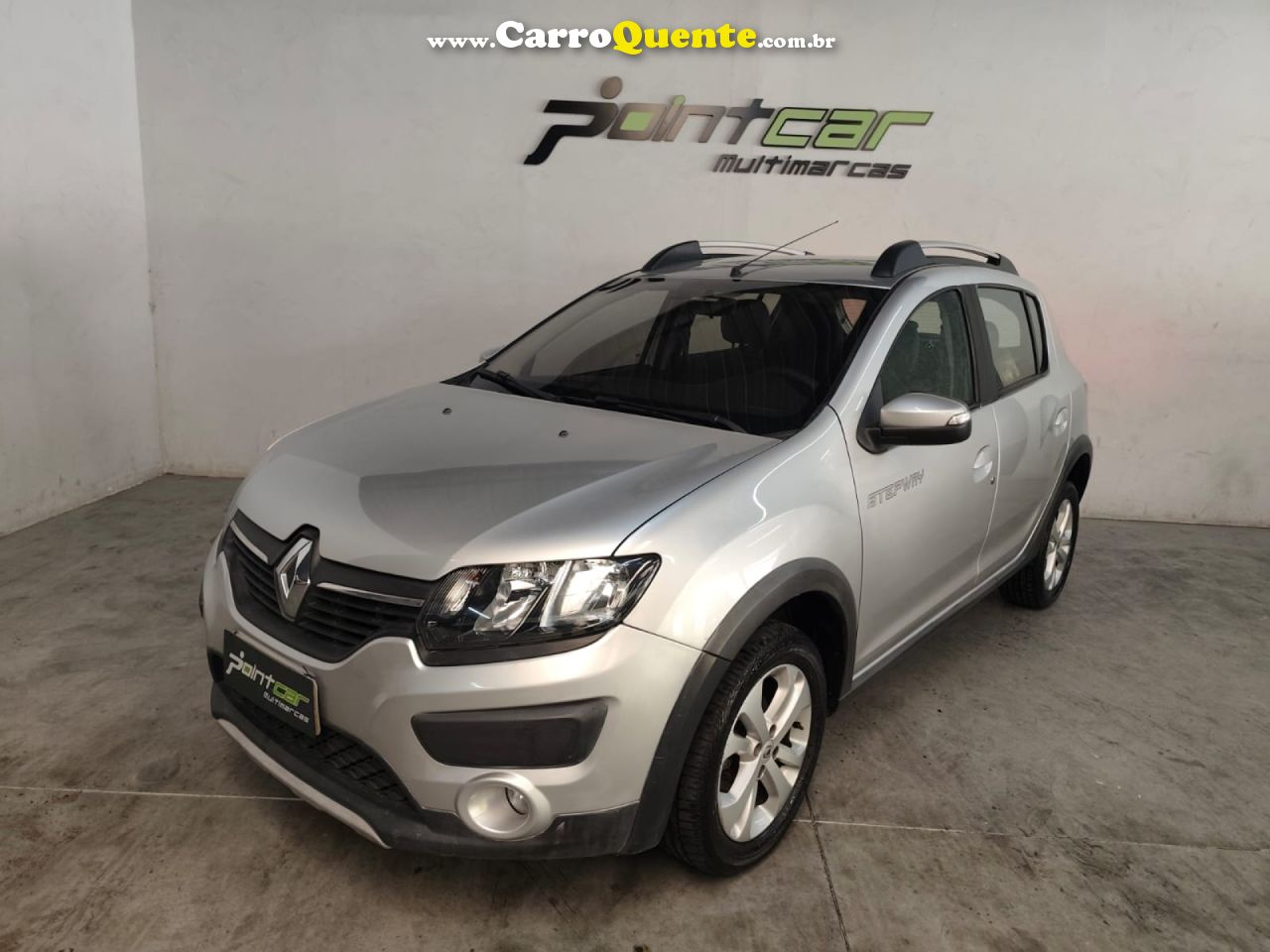 RENAULT   SANDERO STEPWAY HI-POWER 1.6 8V 5P   PRATA 2015 1.6 GASOLINA - Loja