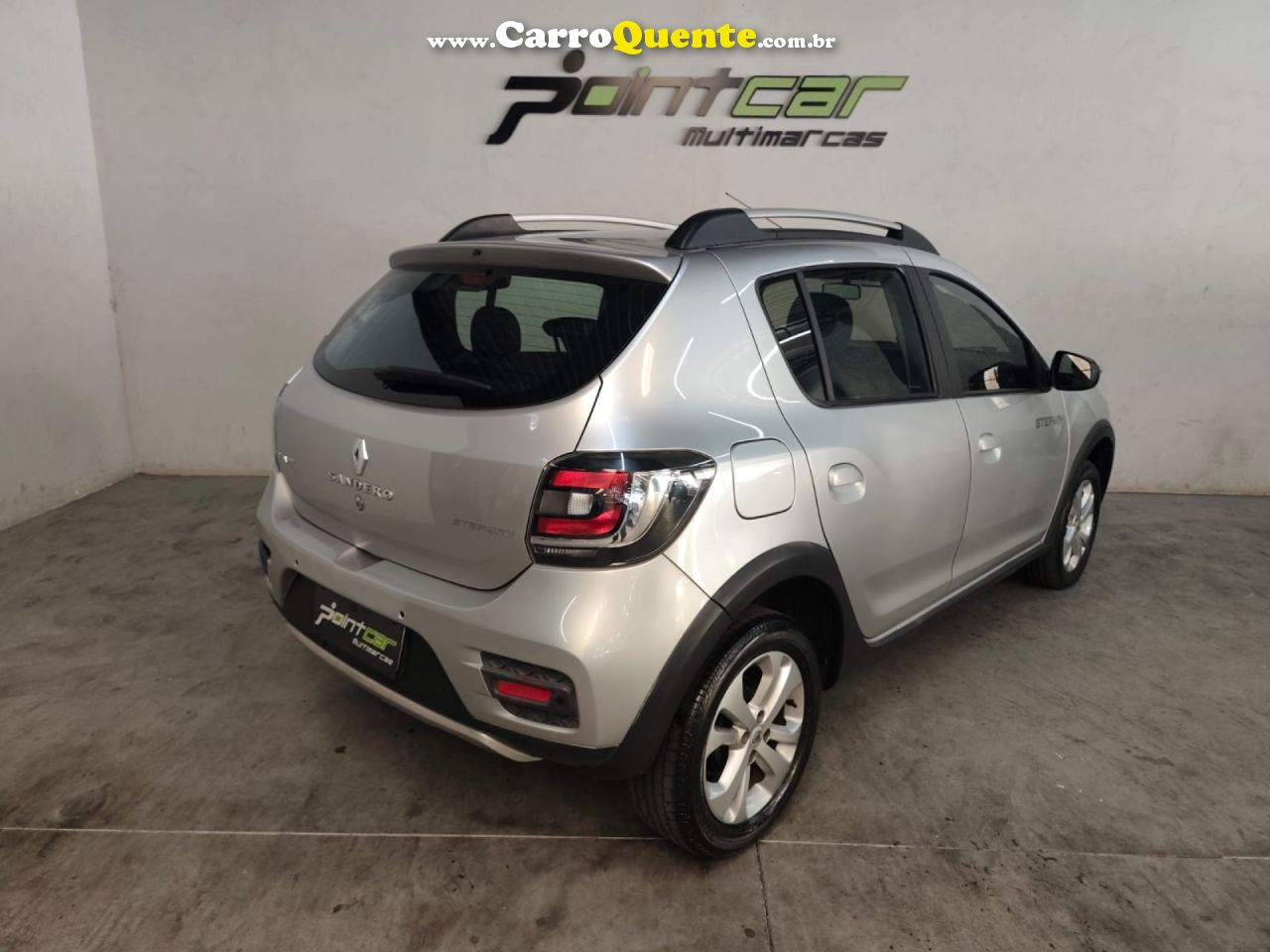 RENAULT   SANDERO STEPWAY HI-POWER 1.6 8V 5P   PRATA 2015 1.6 GASOLINA - Loja