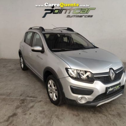 RENAULT   SANDERO STEPWAY HI-POWER 1.6 8V 5P   PRATA 2015 1.6 GASOLINA