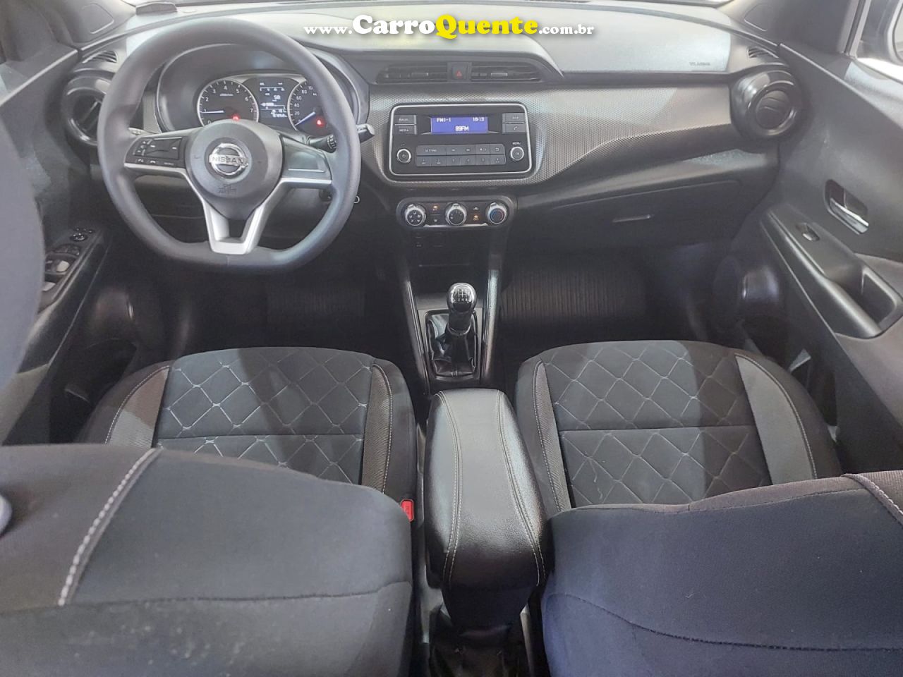 NISSAN   KICKS S 1.6 16V FLEXSTAR 5P MEC.   PRETO 2018 1.6 FLEX - Loja