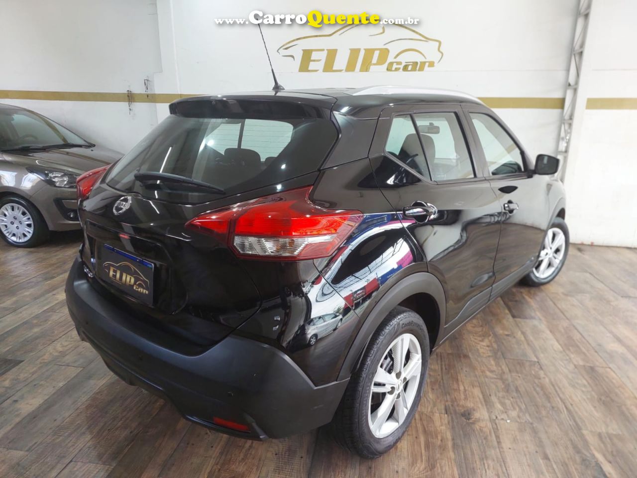 NISSAN   KICKS S 1.6 16V FLEXSTAR 5P MEC.   PRETO 2018 1.6 FLEX - Loja