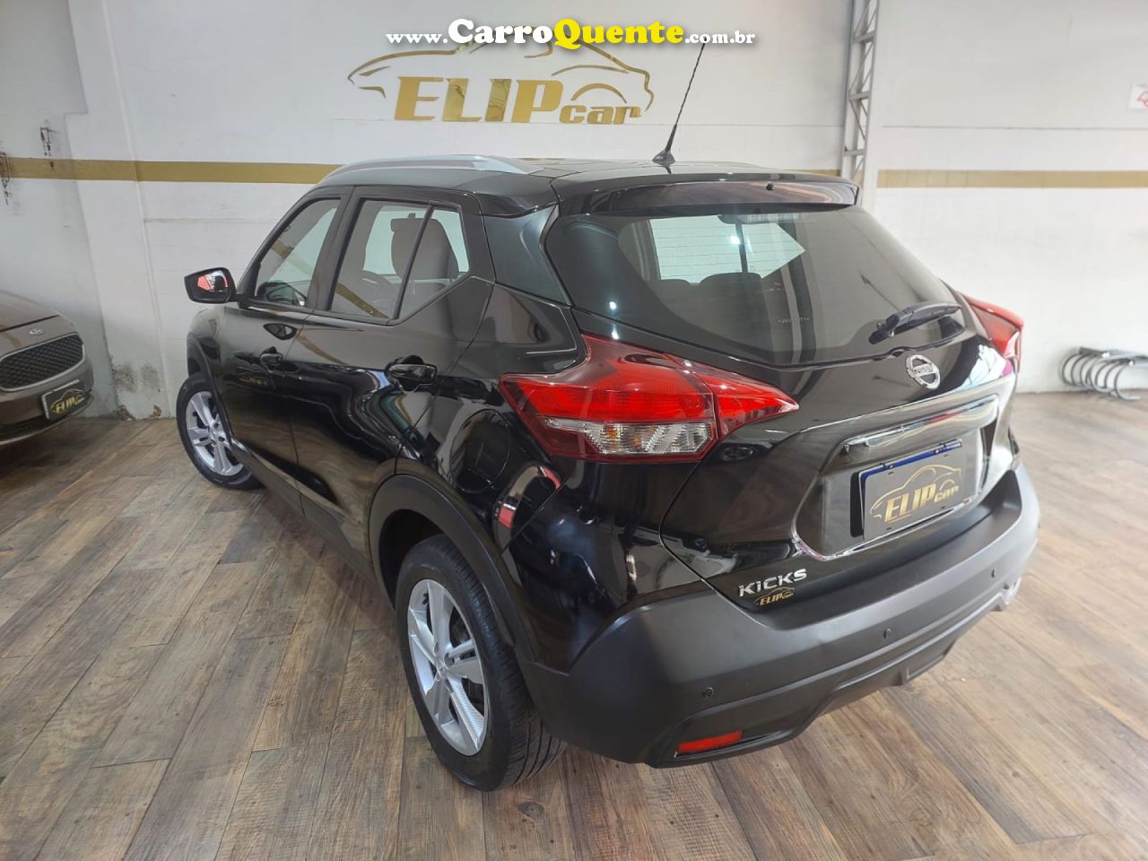 NISSAN   KICKS S 1.6 16V FLEXSTAR 5P MEC.   PRETO 2018 1.6 FLEX - Loja
