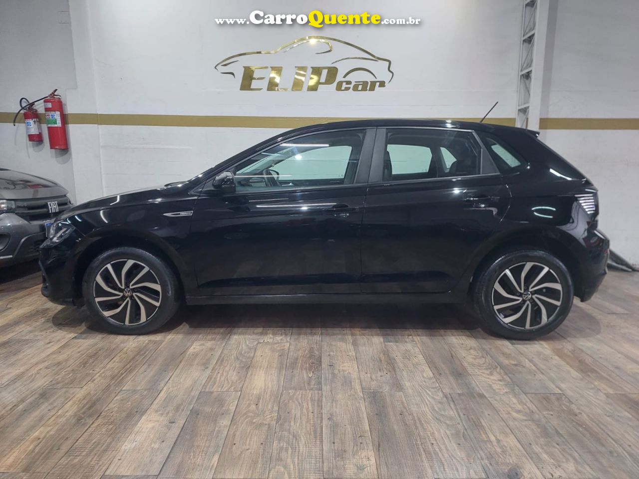 VOLKSWAGEN   POLO HIGHLINE TSI 1.0 FLEX 12V AUT.   PRETO 2023 1.0 FLEX - Loja