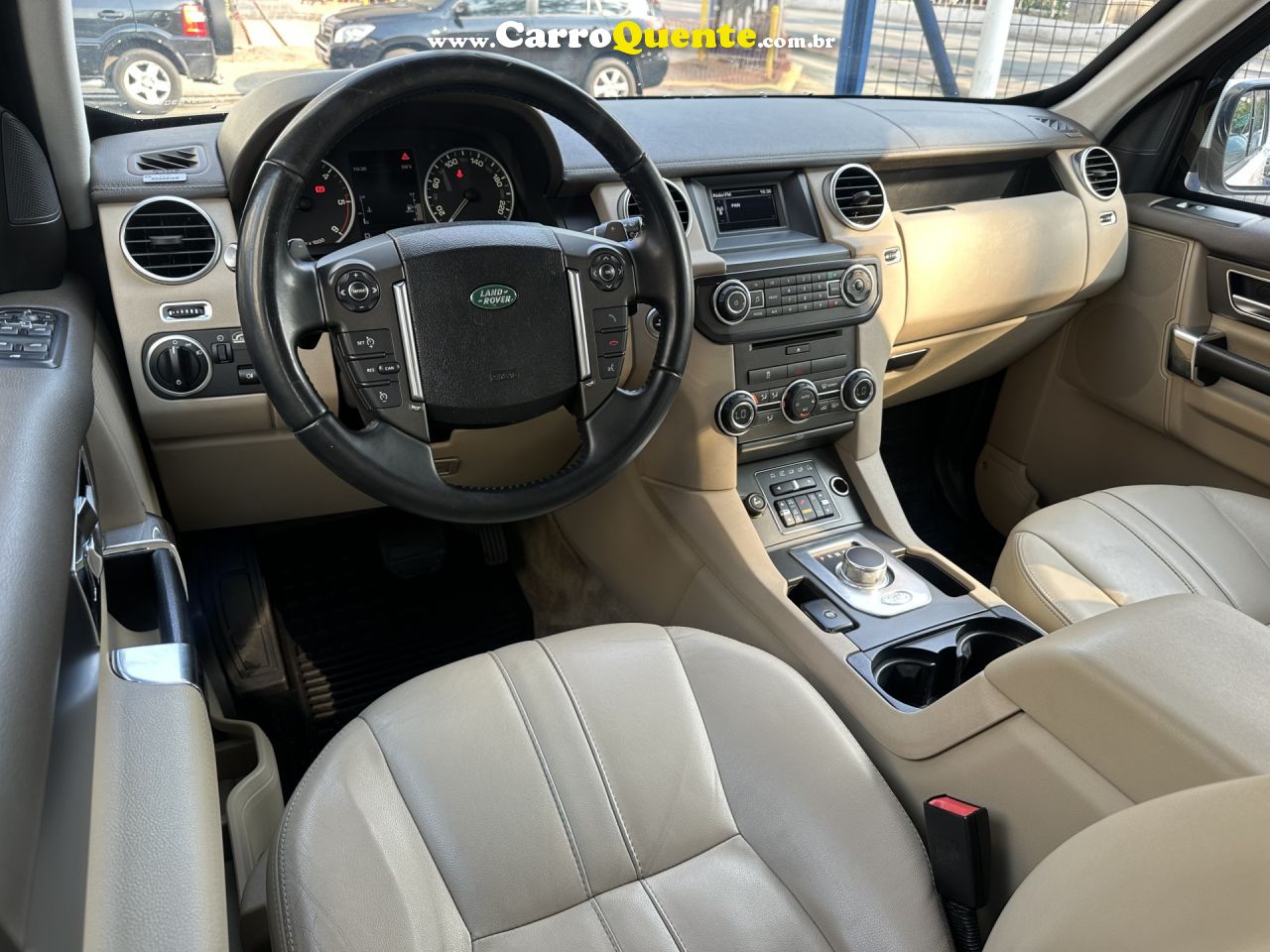 LAND ROVER   DISCOVERY4 S 3.0 4X4 TDV6 DIESEL AUT.   BRANCO 2013 3.0 DIESEL - Loja