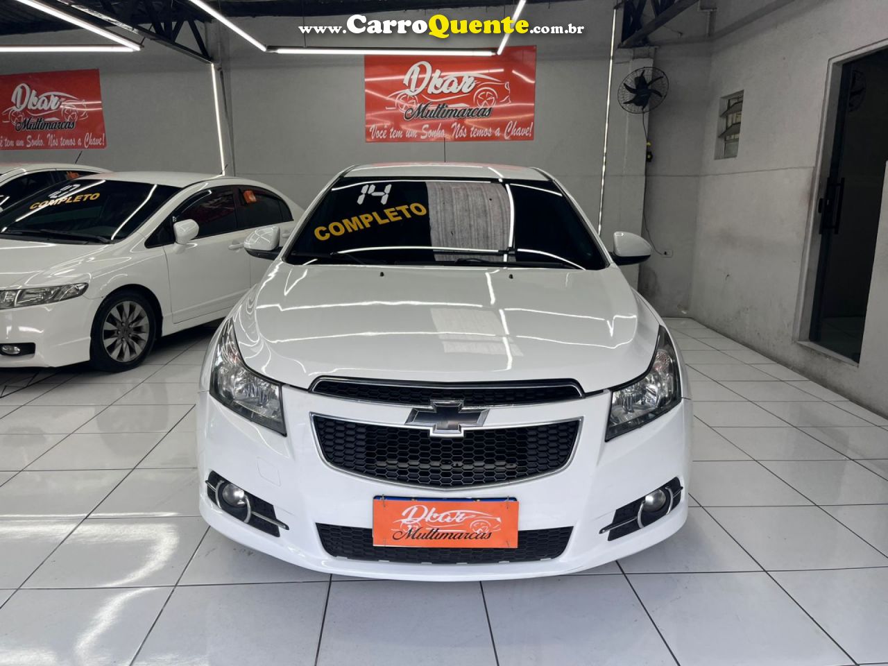 CHEVROLET   CRUZE LT HB   BRANCO 2014 1.8 FLEX - Loja