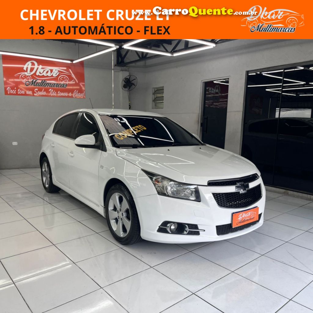 CHEVROLET   CRUZE LT HB   BRANCO 2014 1.8 FLEX - Loja