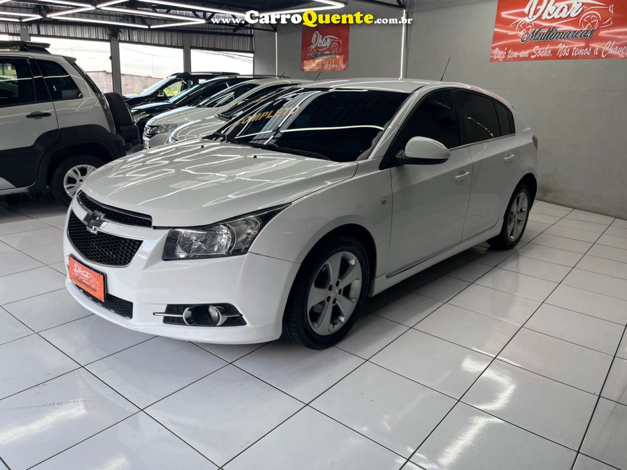CHEVROLET   CRUZE LT HB   BRANCO 2014 1.8 FLEX - Loja