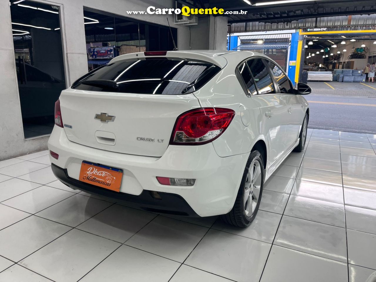 CHEVROLET   CRUZE LT HB   BRANCO 2014 1.8 FLEX - Loja
