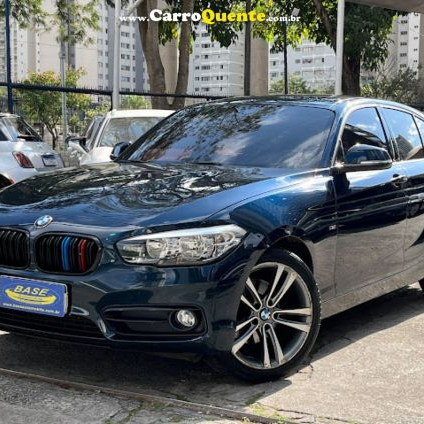 BMW   120IA SPORT 2.0ACTIVEFLEX 16V AUT.   AZUL 2016 2.0 GASOLINA