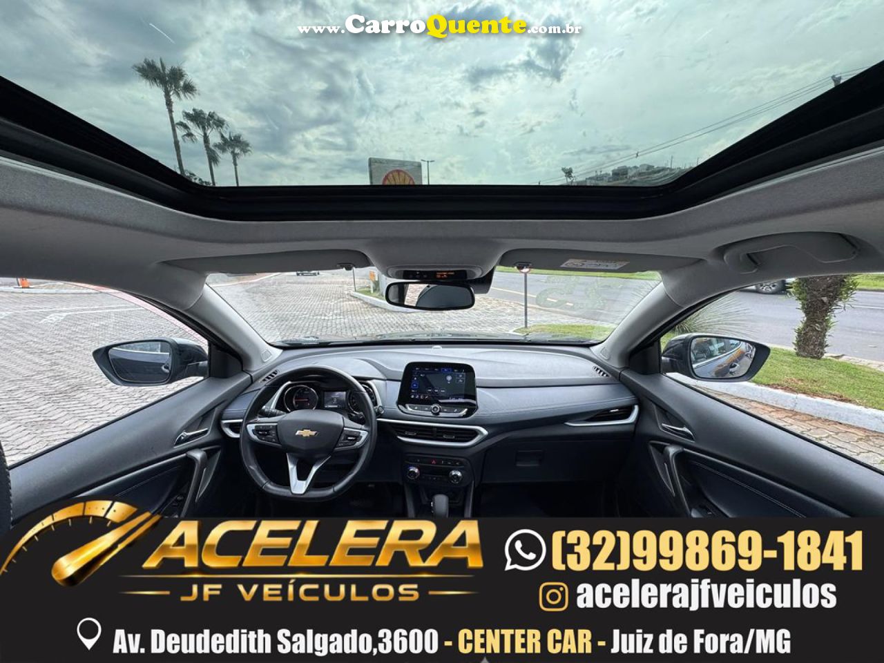 CHEVROLET   TRACKER PREMIER 1.2 TURBO 12V FLEX AUT.   CINZA 2025 1.2 FLEX - Loja