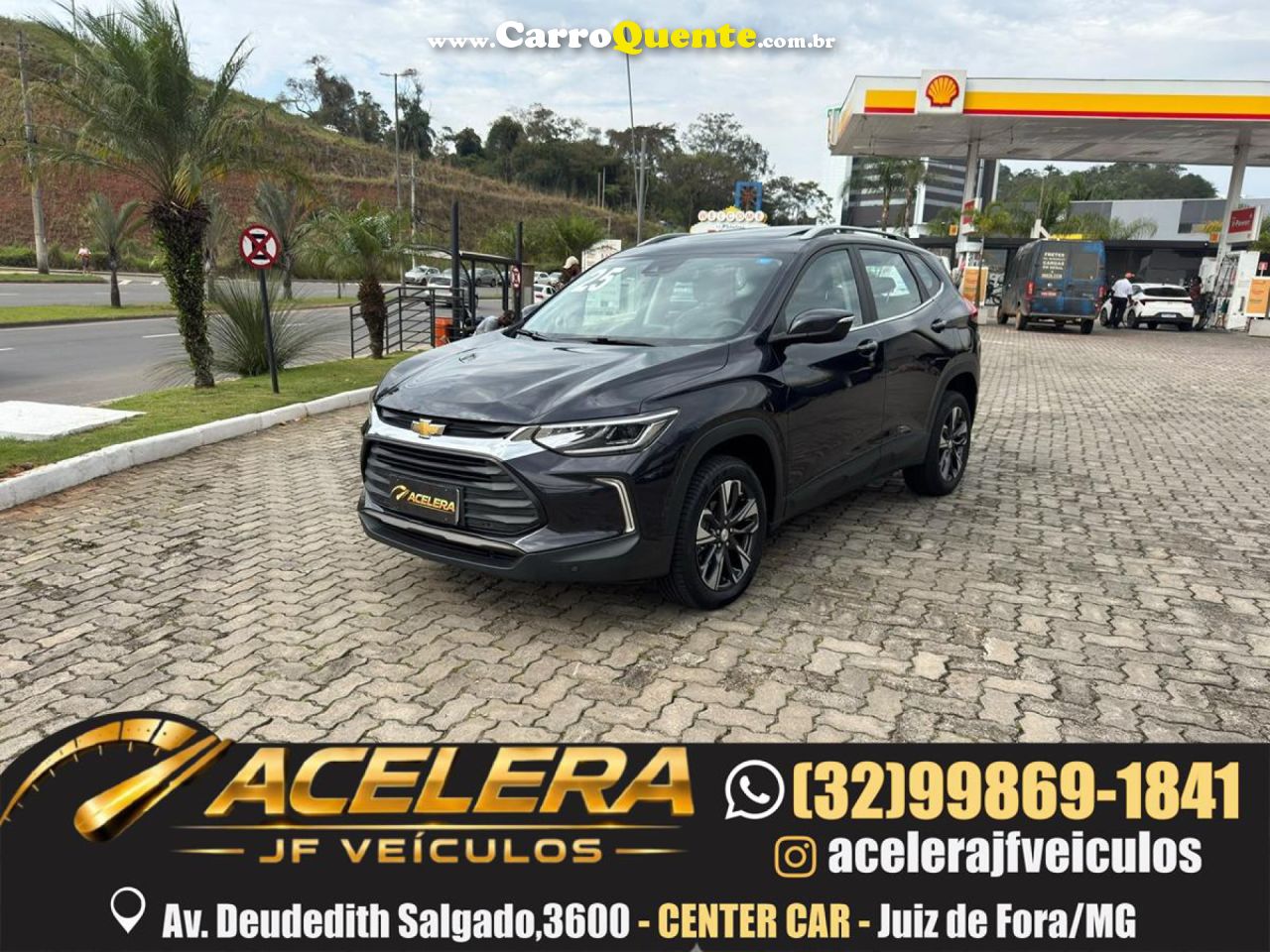 CHEVROLET   TRACKER PREMIER 1.2 TURBO 12V FLEX AUT.   CINZA 2025 1.2 FLEX - Loja