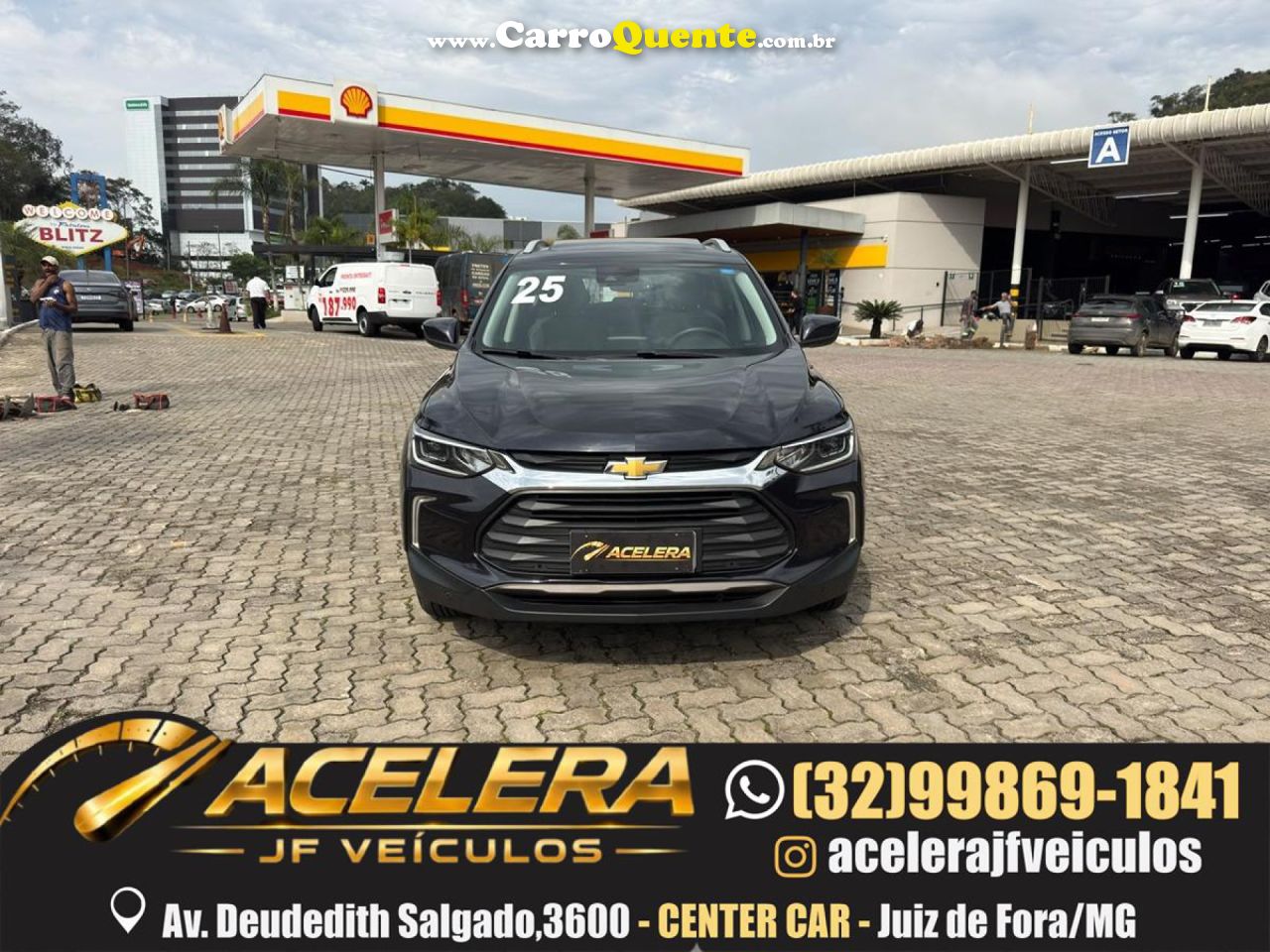 CHEVROLET   TRACKER PREMIER 1.2 TURBO 12V FLEX AUT.   CINZA 2025 1.2 FLEX - Loja