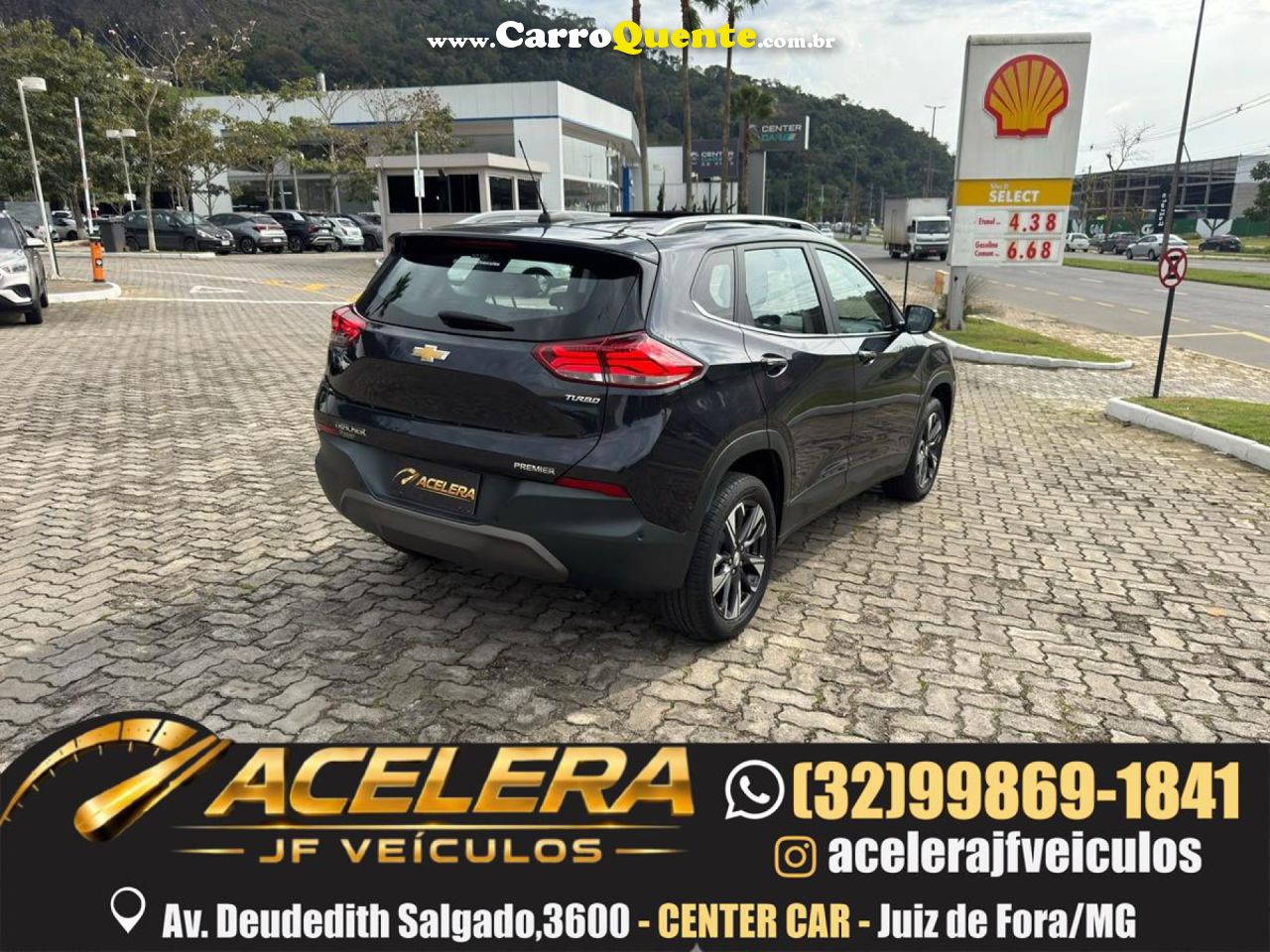 CHEVROLET   TRACKER PREMIER 1.2 TURBO 12V FLEX AUT.   CINZA 2025 1.2 FLEX - Loja