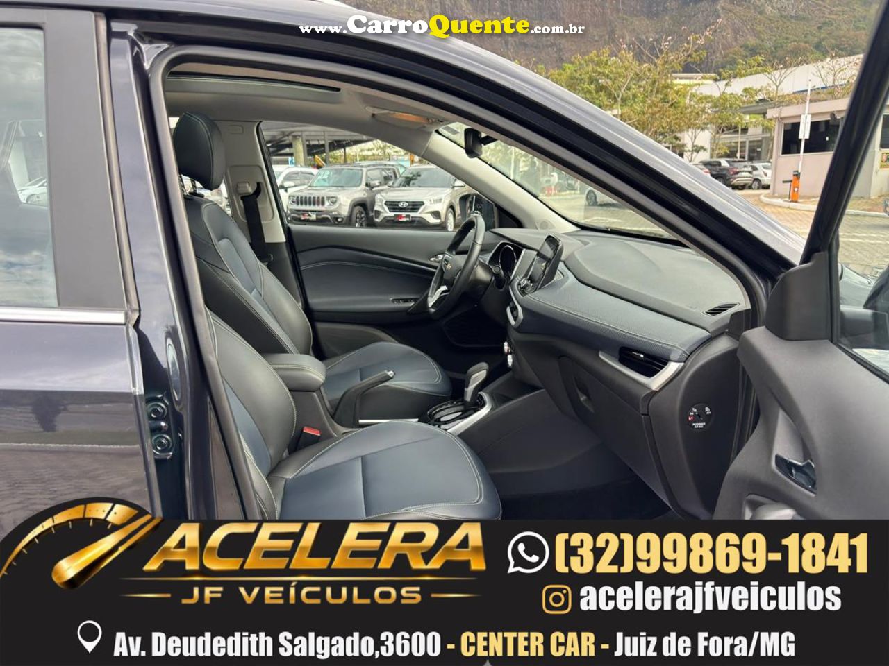 CHEVROLET   TRACKER PREMIER 1.2 TURBO 12V FLEX AUT.   CINZA 2025 1.2 FLEX - Loja