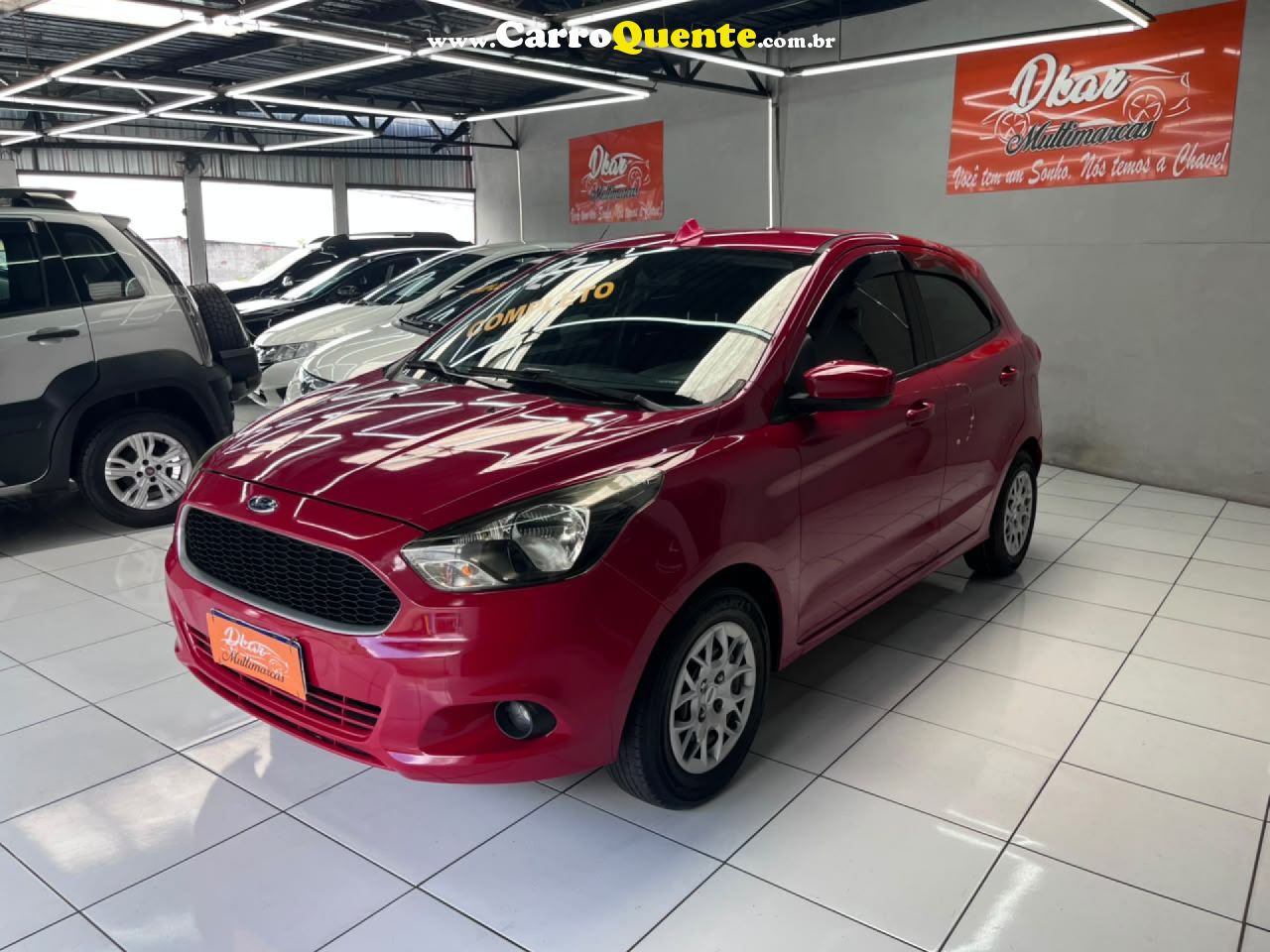 FORD   KA SE 1.0 HA    VERMELHO 2018 1.0 FLEX - Loja