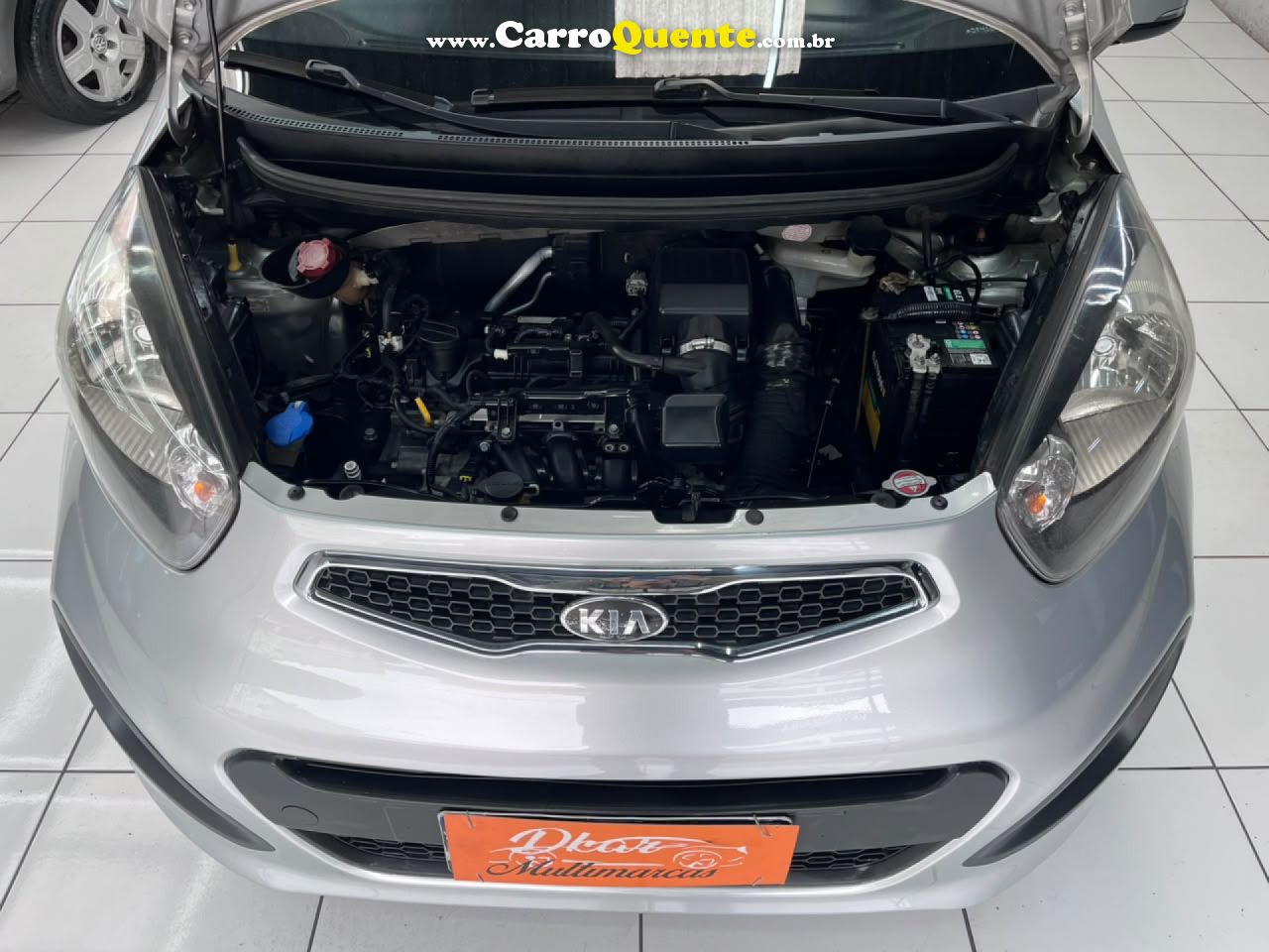 KIA   KIA PICANTO EX41.0MTFF   PRATA 2013 1.0 FLEX - Loja