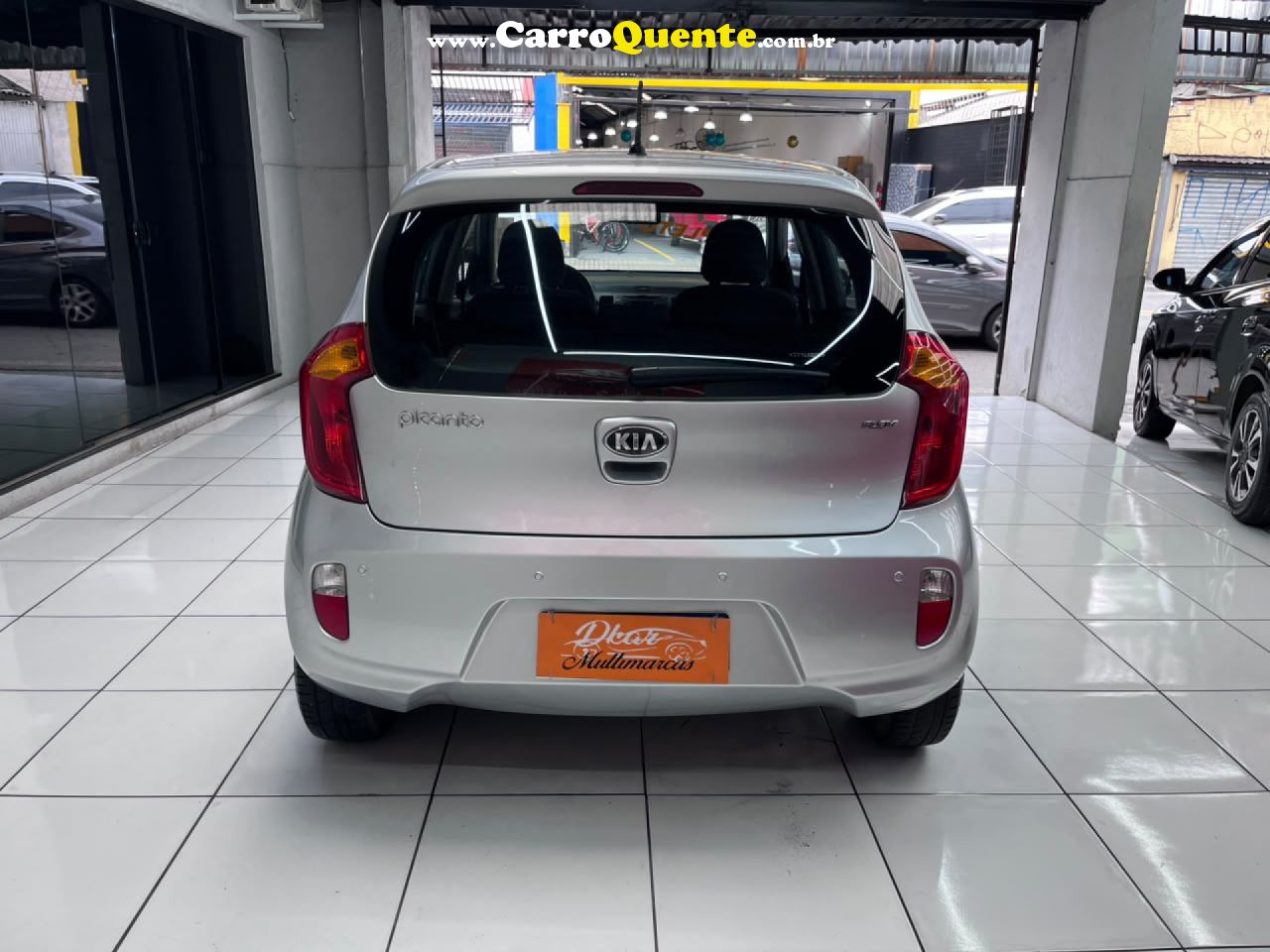 KIA   KIA PICANTO EX41.0MTFF   PRATA 2013 1.0 FLEX - Loja