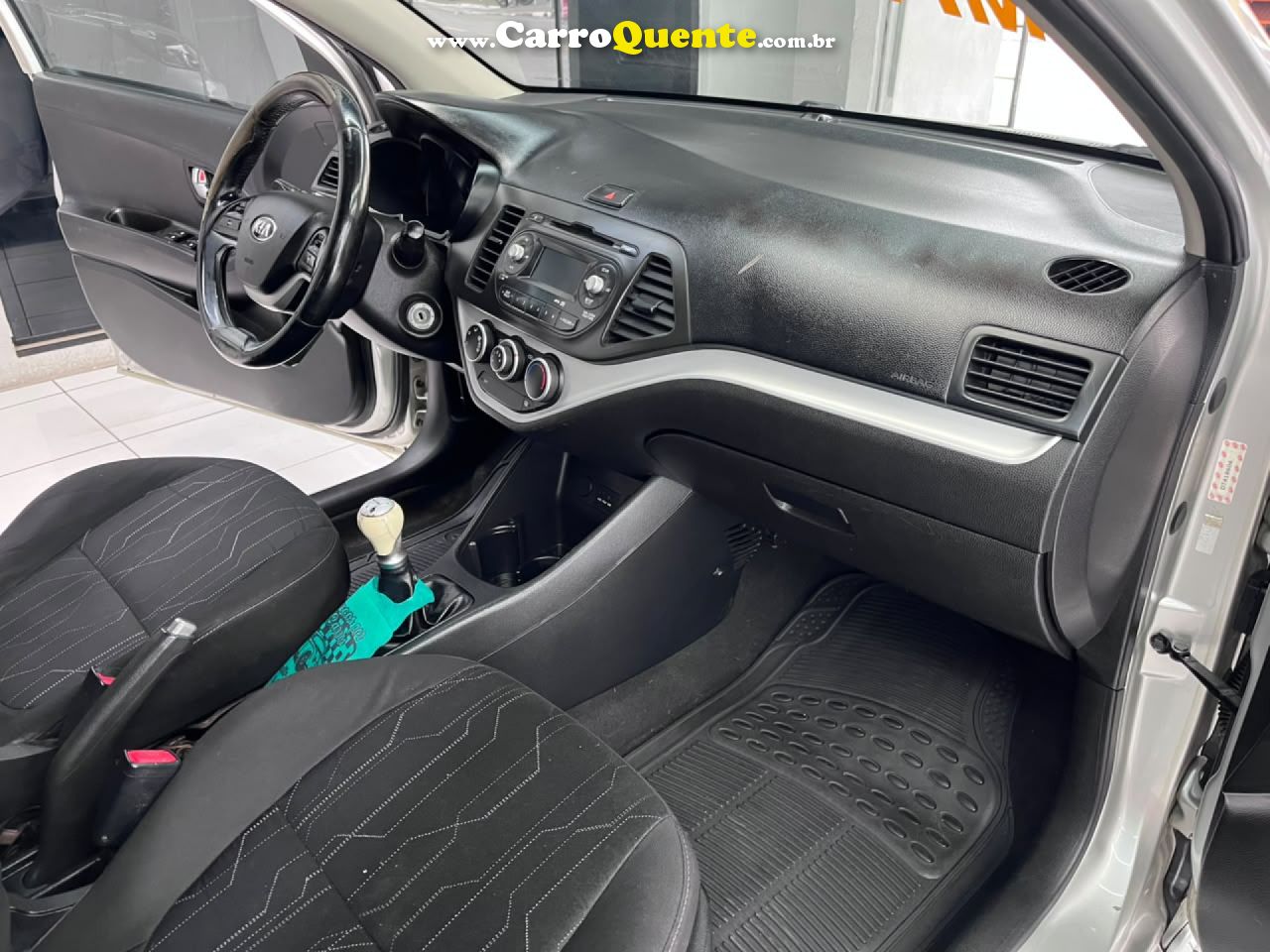 KIA   KIA PICANTO EX41.0MTFF   PRATA 2013 1.0 FLEX - Loja