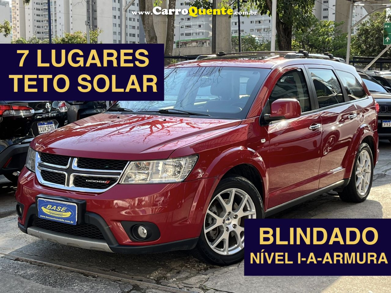 DODGE   JOURNEY RT  3.6 V6 AUT.   VERMELHO 2013 3.6 GASOLINA - Loja
